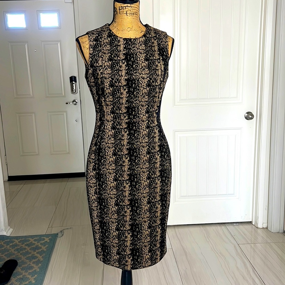 Calvin Klein textured Sheath Dress Size 8
